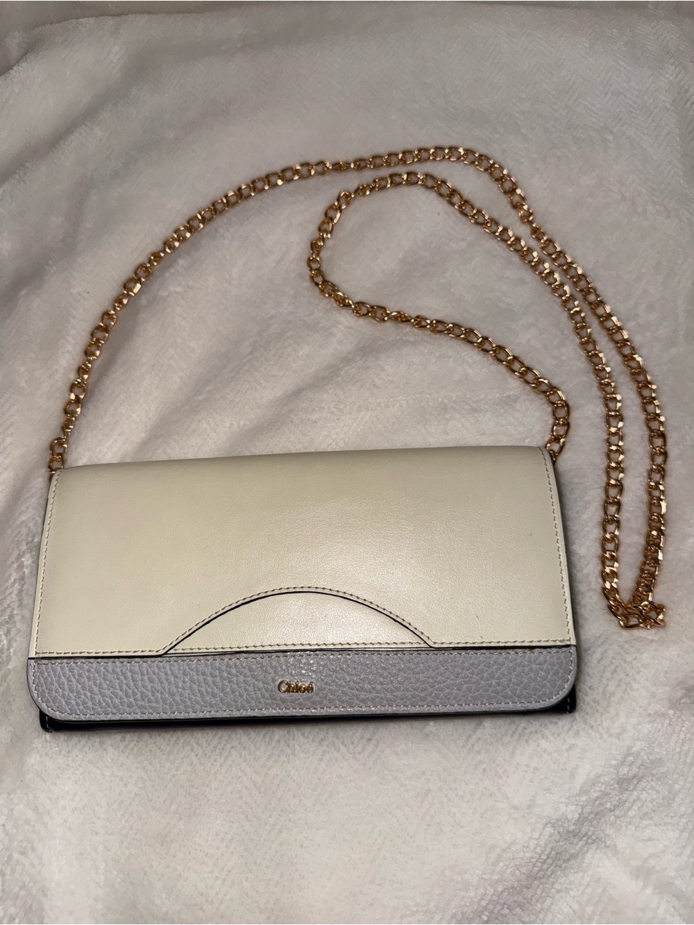 Chloé colorblock leather long flap wallet - Picture 2 of 8